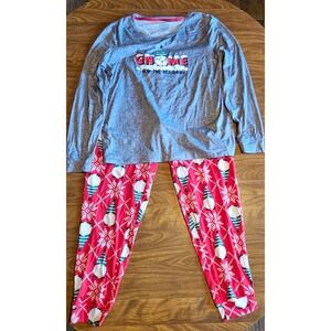 Secret Treasures Kids Gnome Pajama‎ Set - Size M, Holiday Sleepwear